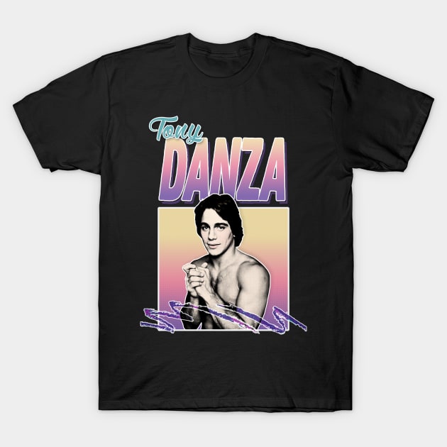 Tony Danza / 80s Styled Aesthetic Design T-Shirt by DankFutura